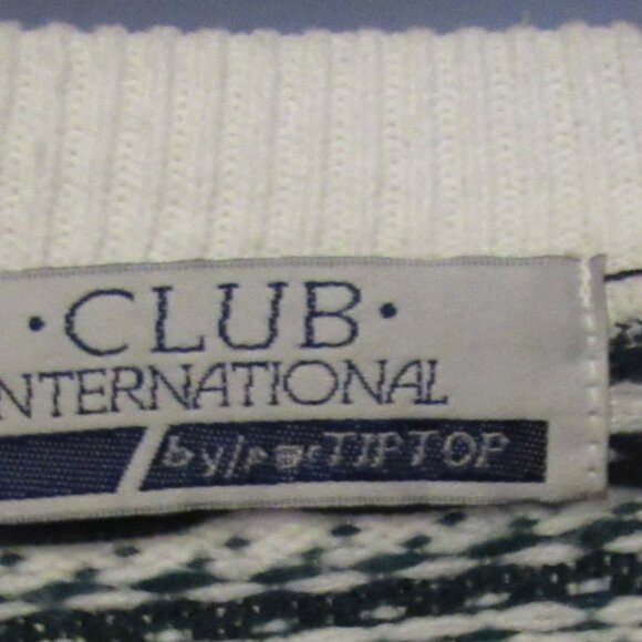 Vintage Club International by Tip Top Crew Neck Sweater Size M - Picture 5 of 6